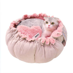 Pet Cat Bed House Winter Warm Cat Sleeping Cushion Soft Cozy Sofa Blanket Fluffy Kennel Mat for Small Large Dog Cat Pet Supplies-0